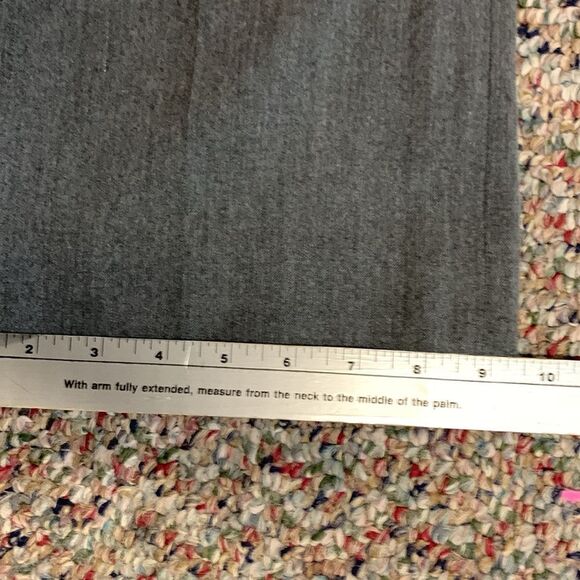 Banana Republic Harrison Gray Stretch High Rise Straight Leg Dress Pants Size 6 - Picture 13 of 13